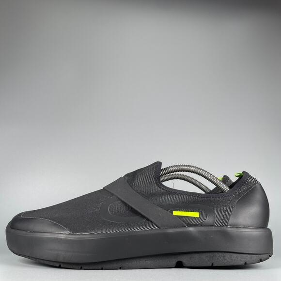 OOFOS Other - Oofos OOmg eeZee Men’s Size 12.5 Comfort Slip On Recovery Sneaker Shoe Black EUC